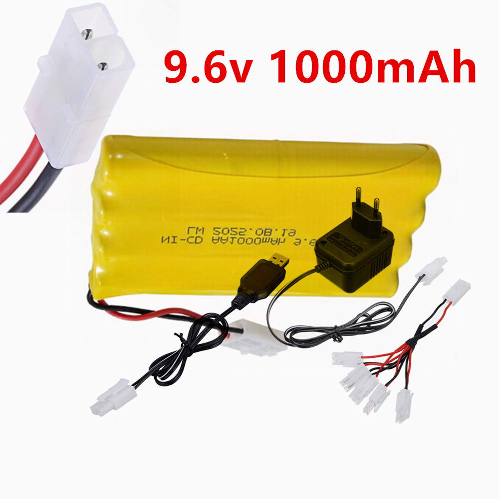 9.6v 1000mAh Ni-CD AA Recharge - Rc Hobby Trucks 评论和价格