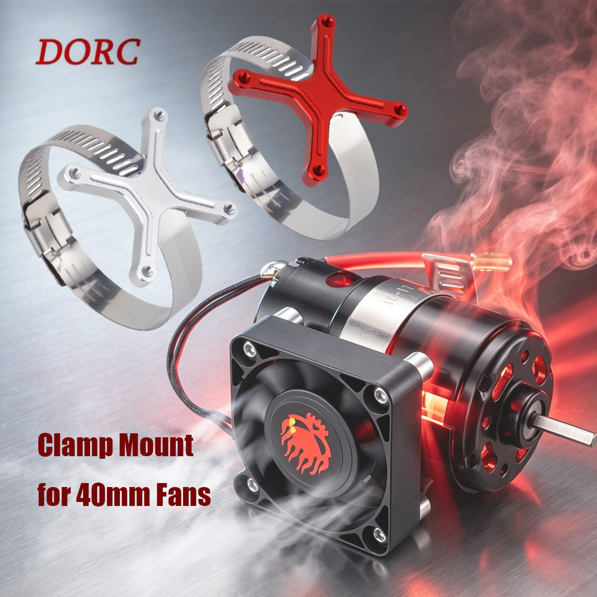 Universal Adjustable Fan Mount - Rc Hobby Engine 评论和价格