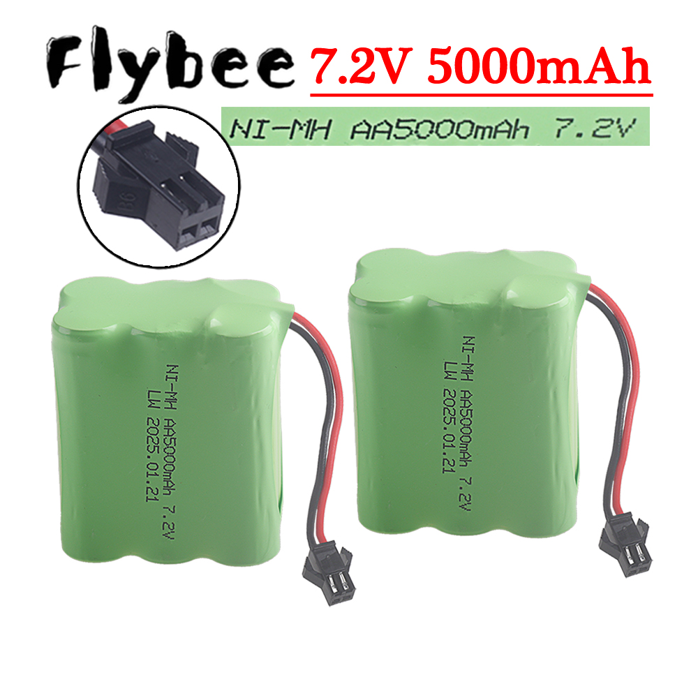 (SM-2P Plug) 7.2V 5000mah NiMH - Rc Hobby Tank 评论和价格