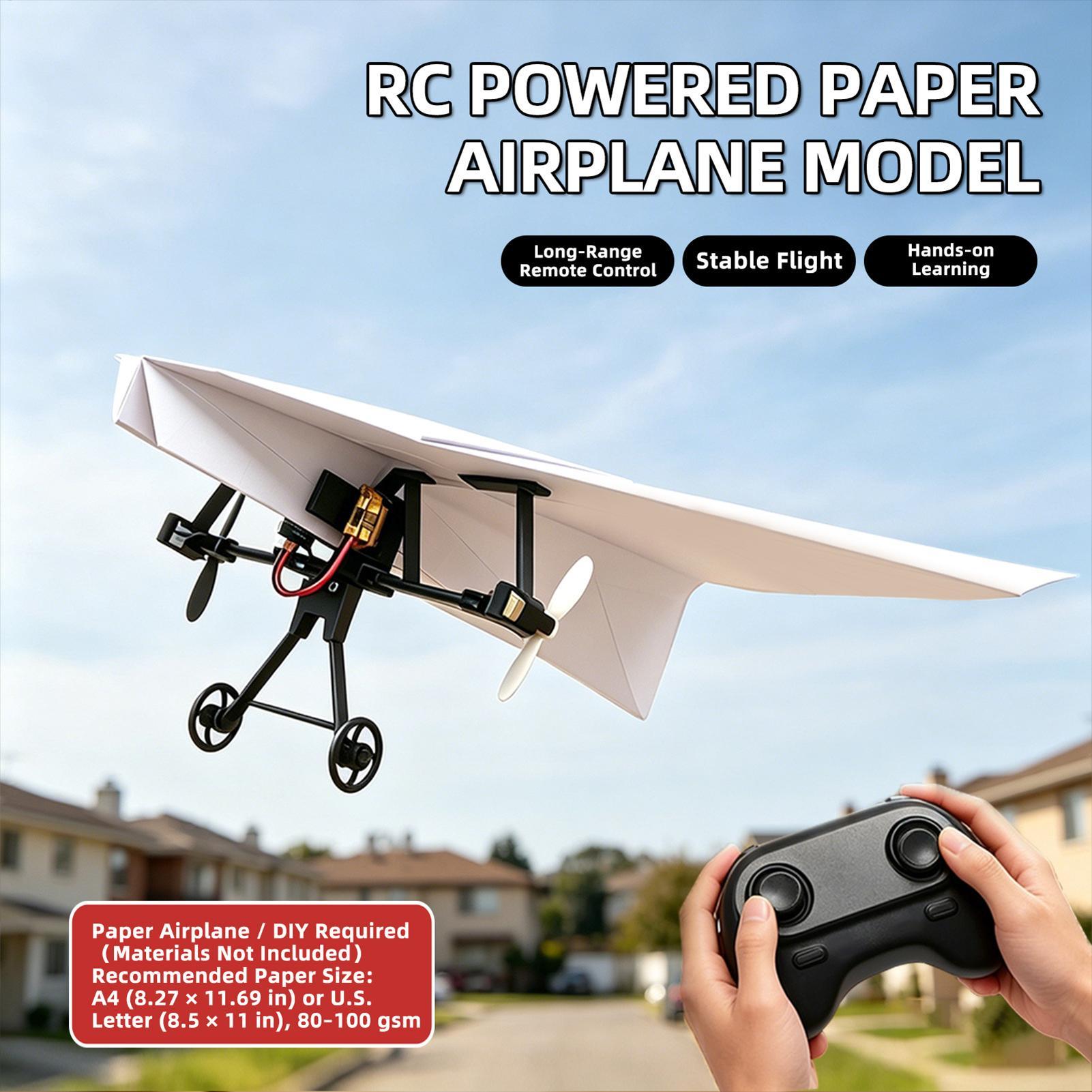 DIY RC Paper Airplane Kit Plan - Rc Hobbies 评论和价格