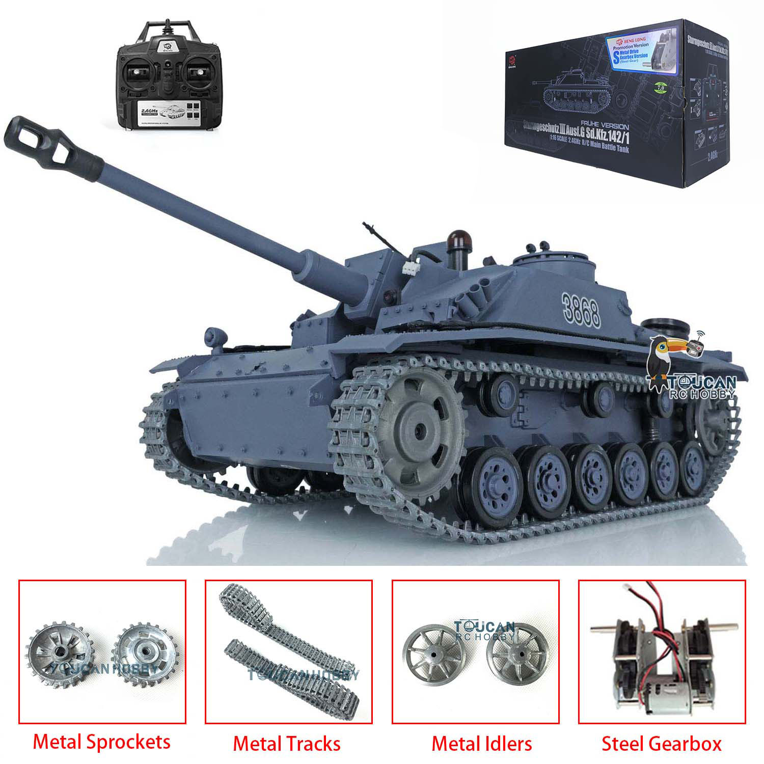 US Stock Heng Long 1/16 Scale  - Rc Hobby Tank 评论和价格