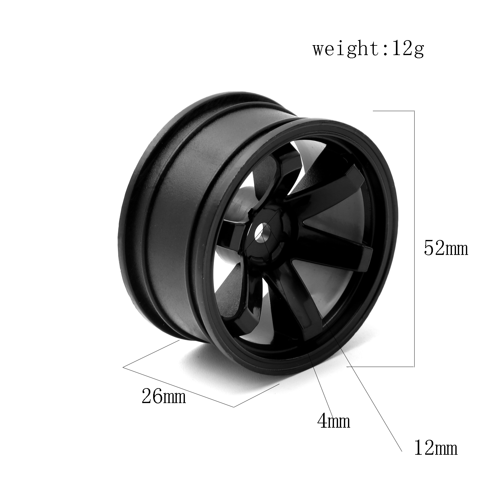 4pcs  Plastic Wheel Hub RC Rac - Rc Hobbies 评论和价格