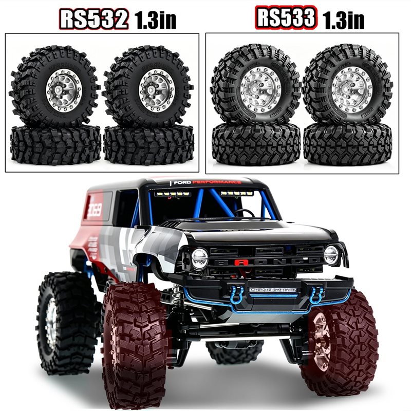 X18A-1.3 Inch RC Beadlock Whee - Rc Hobby Trucks 评论和价格