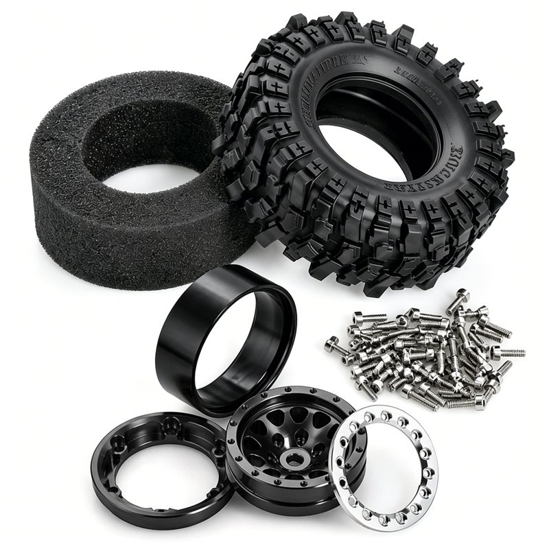 X18A-1.3 Inch RC Beadlock Whee - Rc Hobby Trucks 评论和价格