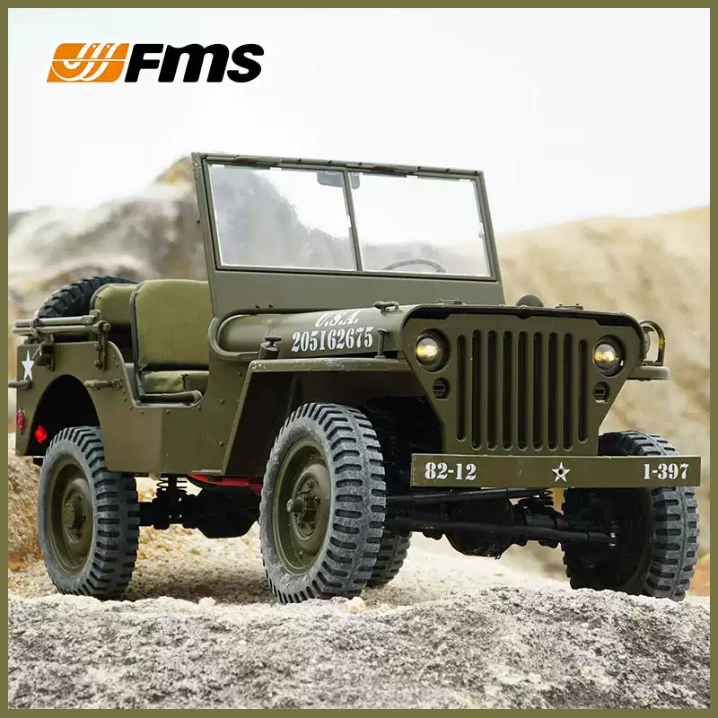 FMS 1/6 Climber 1941 Willys MB - Rc Hobby Shops 评论和价格