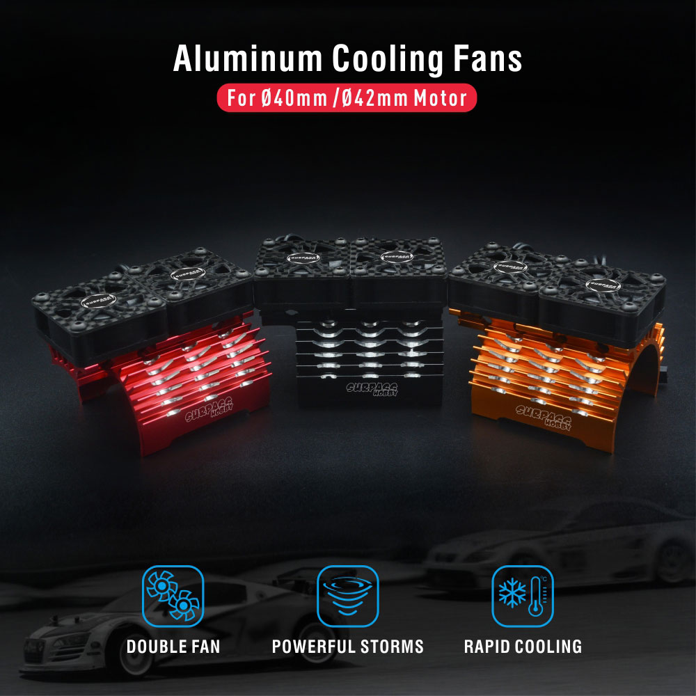 SURPASS HOBBY Dual Cooling Fan - Rc Hobby Engine 评论和价格