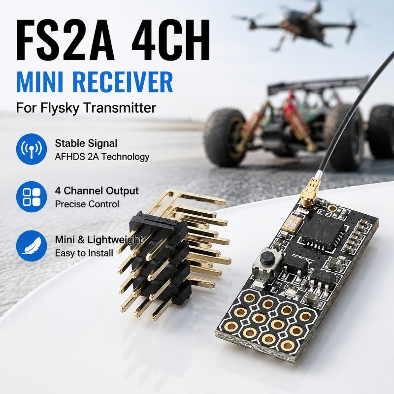 FS FS2A-4CH 4 Channel PWM Rece - Rc Hobbies 评论和价格